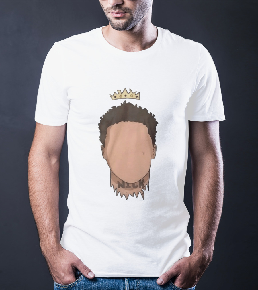 Nick No Haircut Crown Mario Cristobal Face T-Shirt
