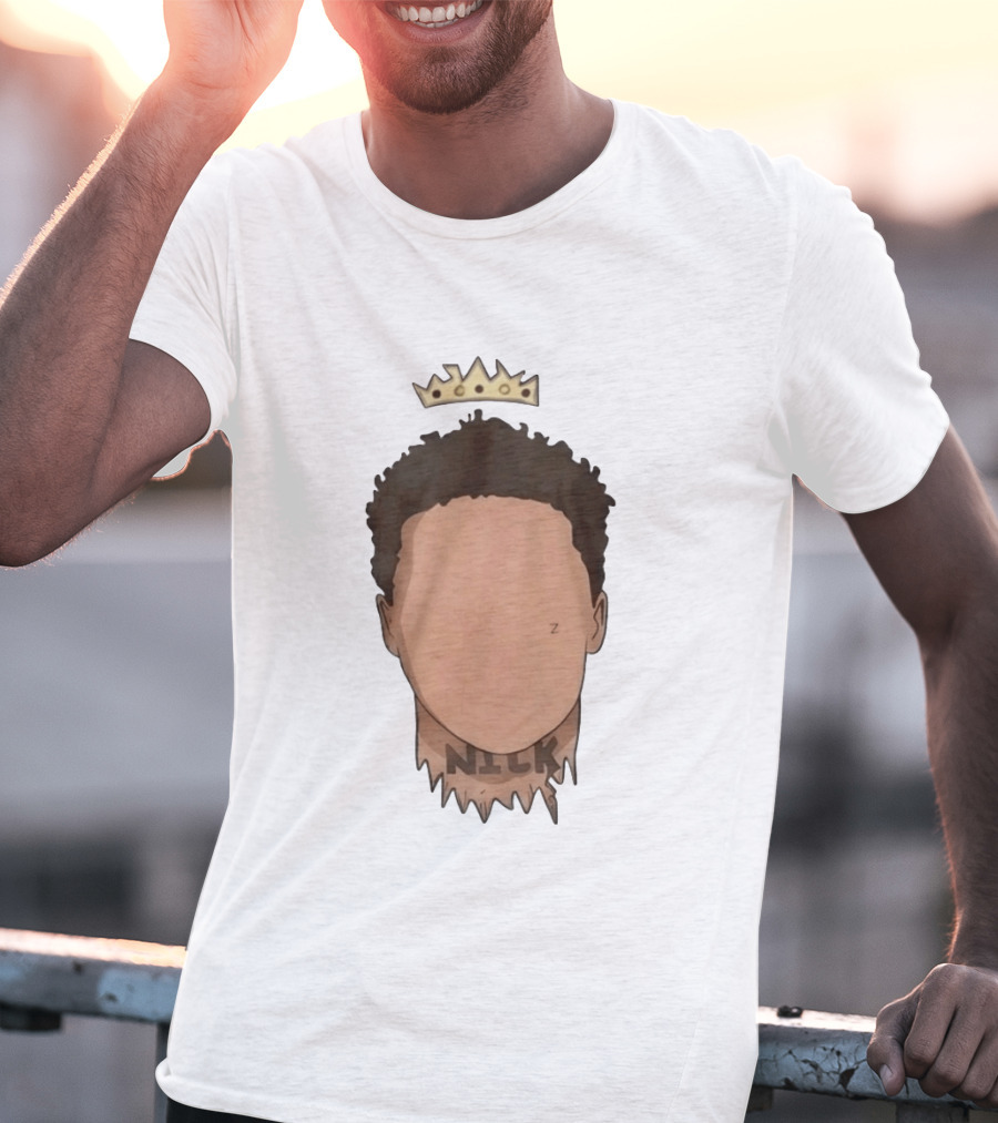 Nick No Haircut Crown Mario Cristobal Face T-Shirt