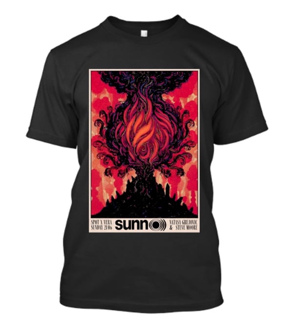 Sunn O Spot X Vera June 21 2026 Groningen NL Natasa Grujovic Steve Moore T-Shirt