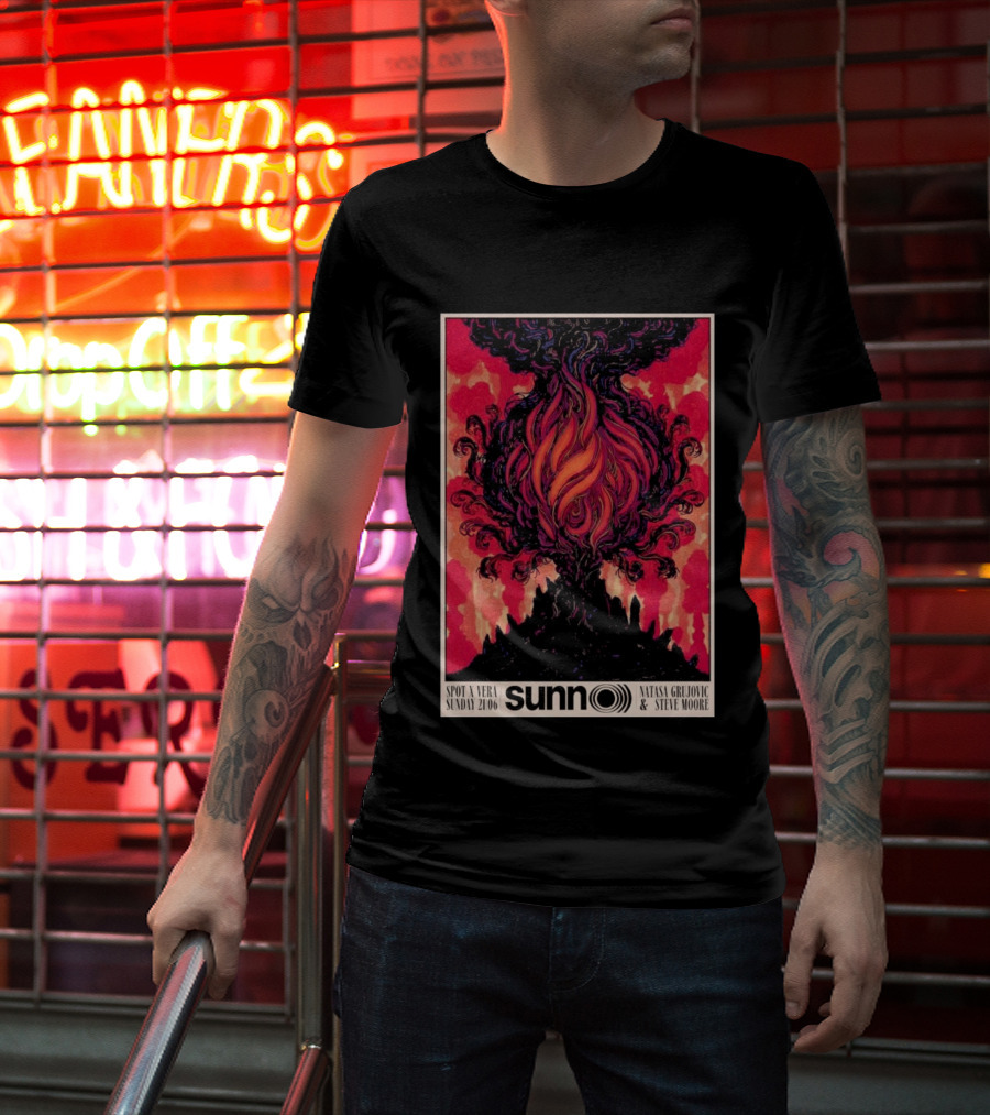Sunn O Spot X Vera June 21 2026 Groningen NL Natasa Grujovic Steve Moore T-Shirt