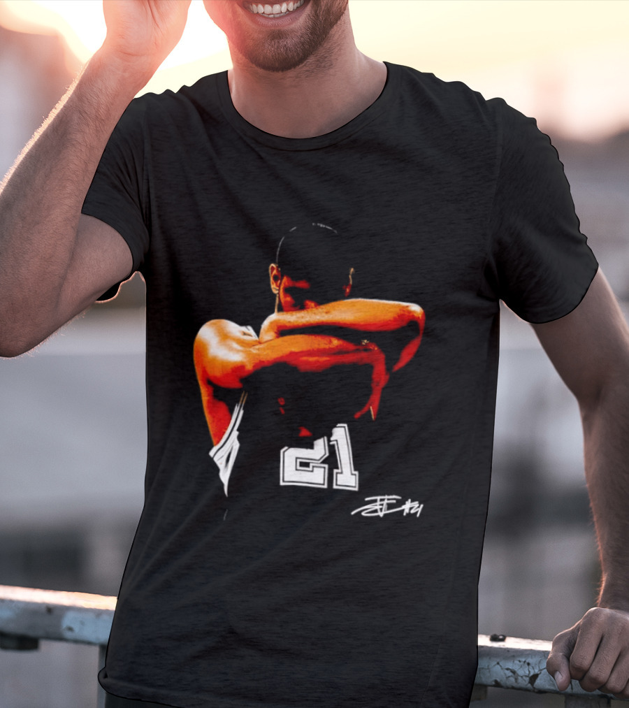 Tim Duncan San Antonio Spurs NBA 21 TD Basketball Legend T-Shirt