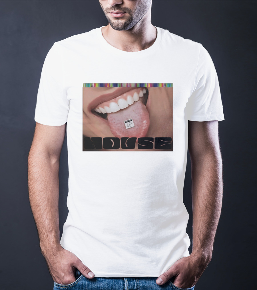 Mushroom Houses World Class Psychedelics House Rave LSD Acid House T-Shirt