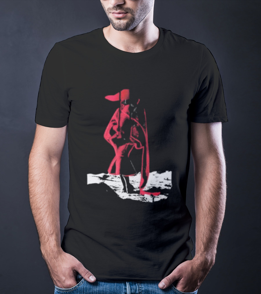 Adelaxo Adela Abstract Red Figure T-Shirt