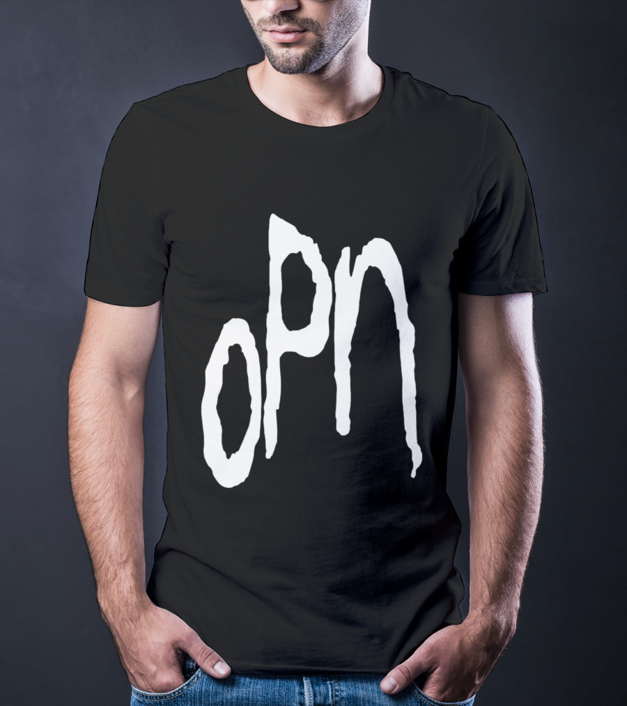 Oneohtrix Point Never OPN Stylized Text Hipster Band T-Shirt