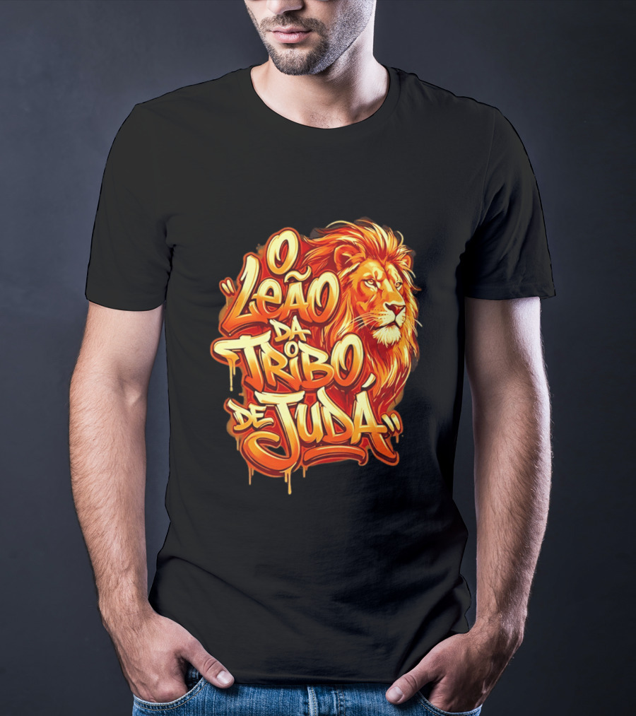 O Leão Da Tribo De Judá Lion T-Shirt