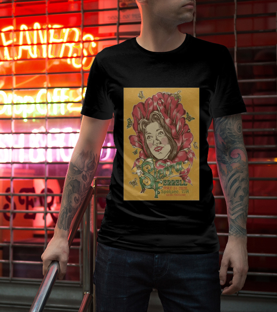Sierra Ferrell May 31 2026 Spokane WA Gesa Pavilion T-Shirt