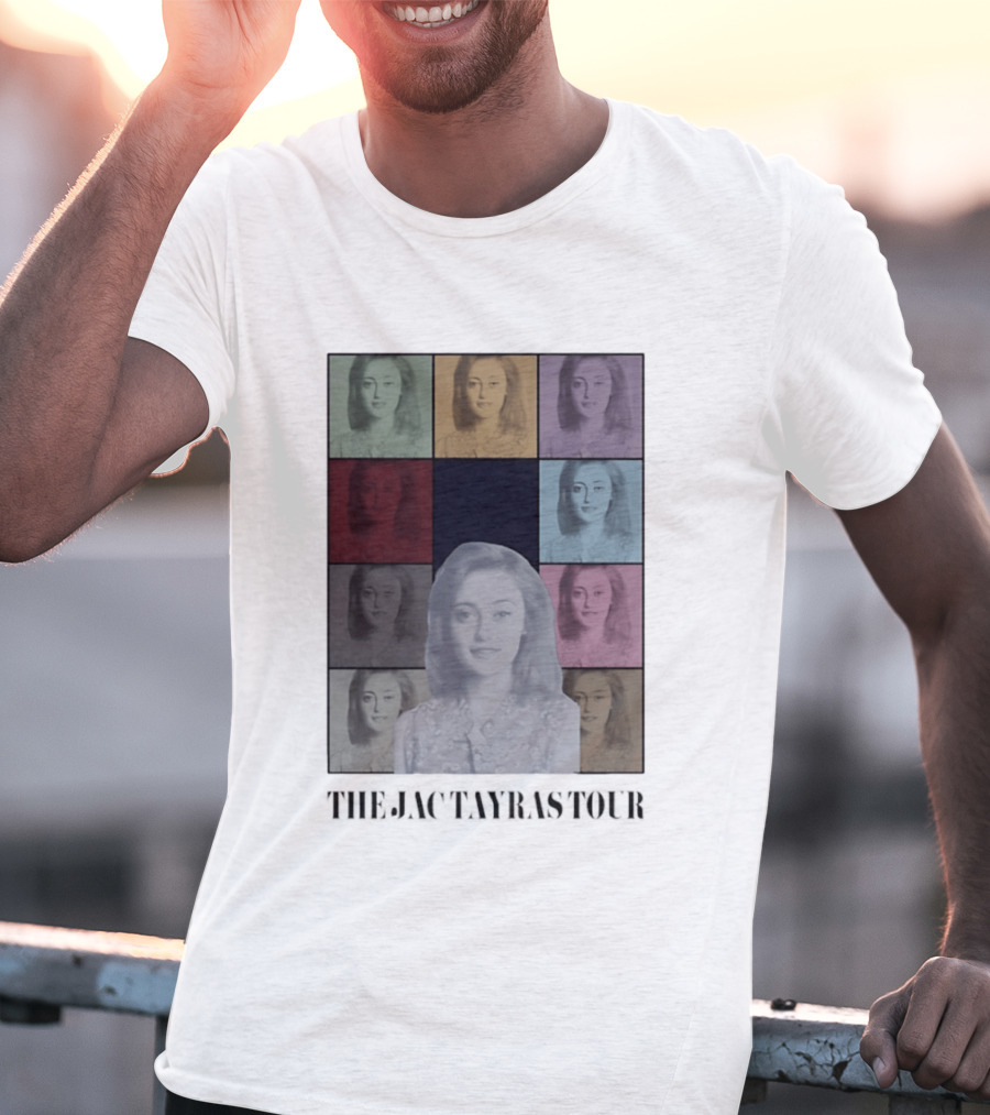 The Jactayras Tour Pop Art Style Multicolor Portrait Collage T-Shirt