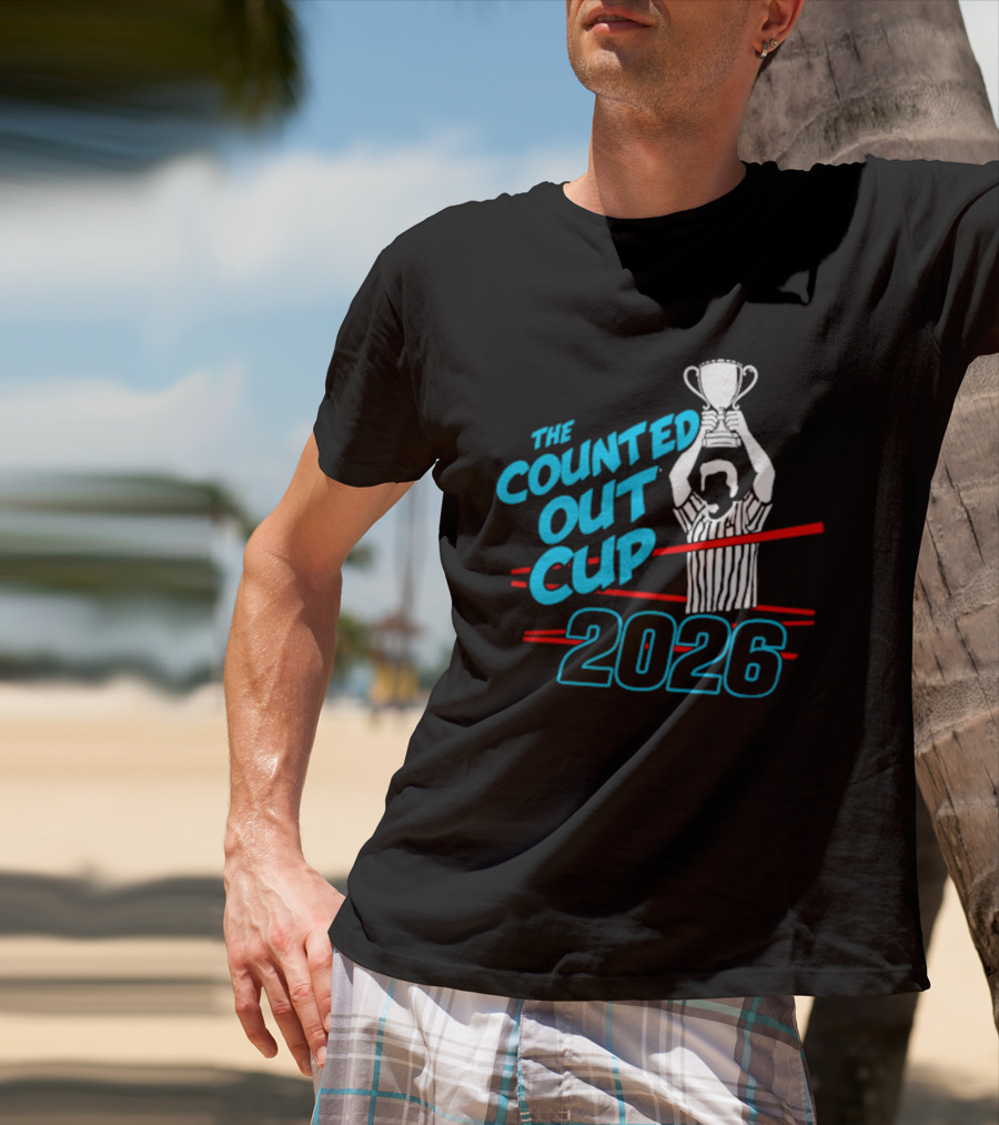 The Counted Out Cup 2026 Trophy Celebration T-Shirt
