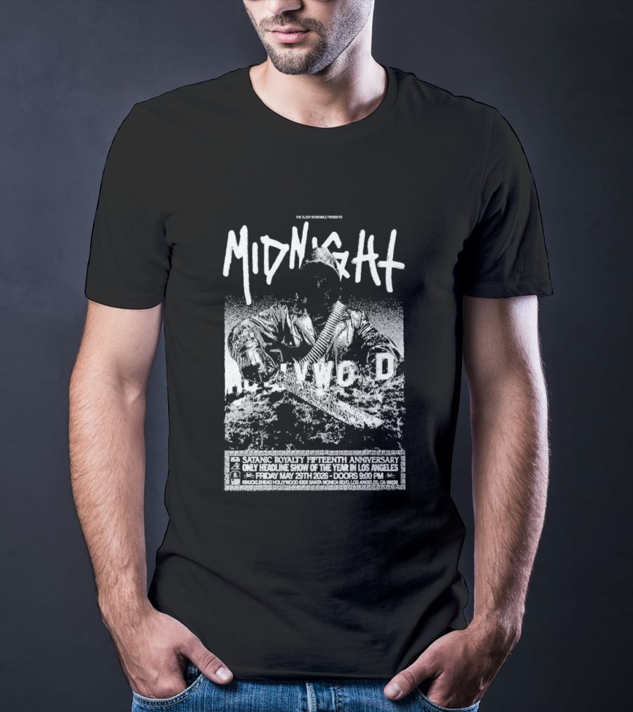 Midnight Los Angeles May 29 2026 Tour T-Shirt