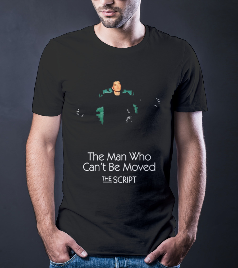 The Man Who Can't Be Moved The Script Photo T-Shirt