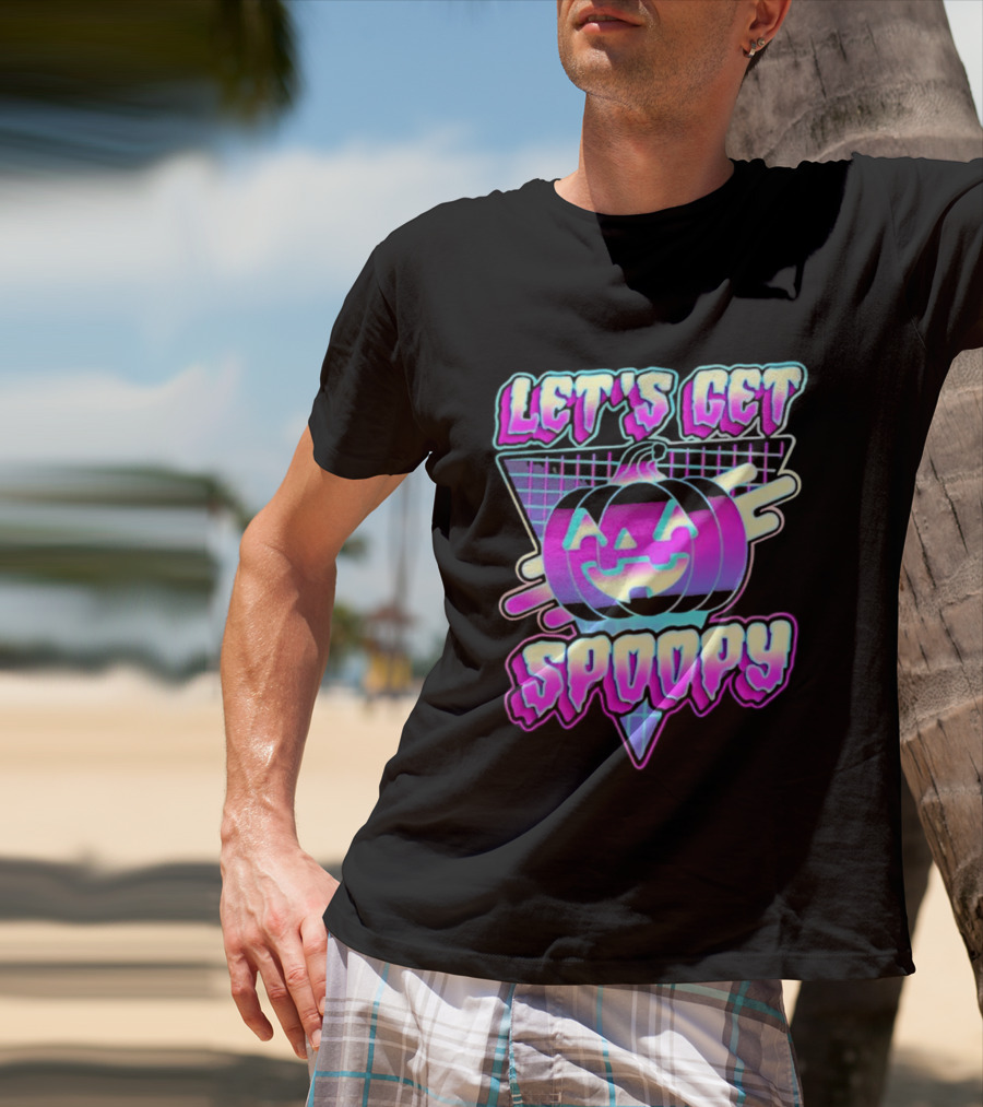 Let's Get Spoopy Halloween Pumpkin T-Shirt