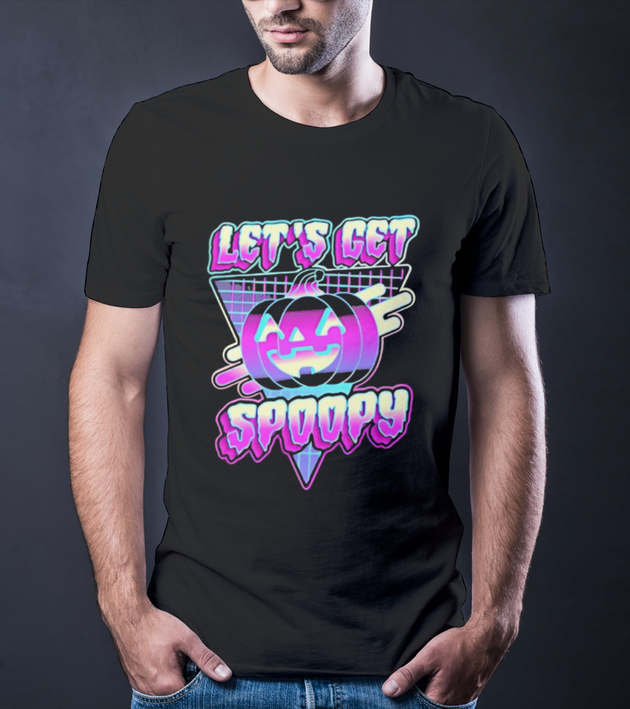 Let's Get Spoopy Halloween Pumpkin T-Shirt