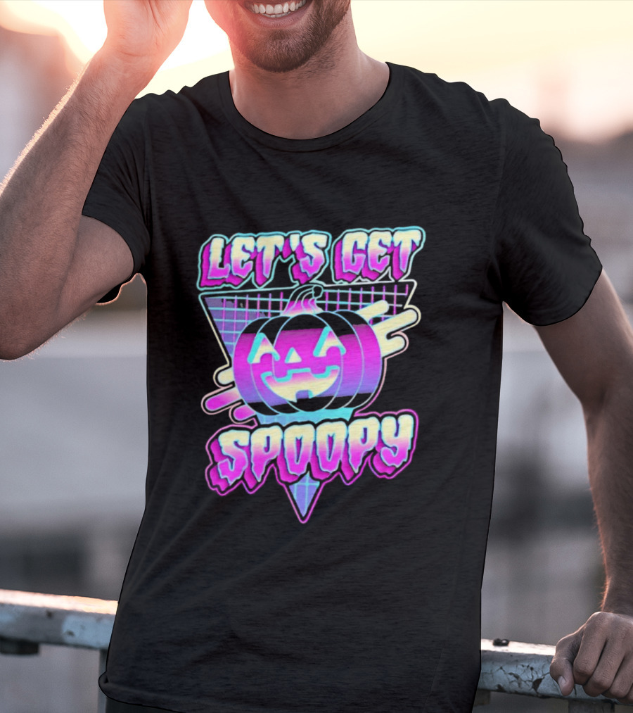Let's Get Spoopy Halloween Pumpkin T-Shirt