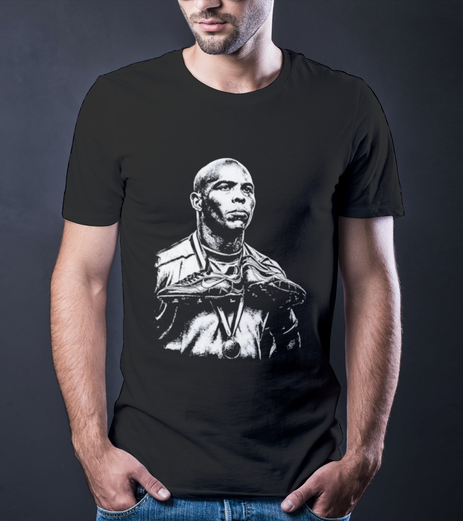 Ronaldo Fenomeno Nike Soccer Cleats Golden Medal Iconic Image T-Shirt