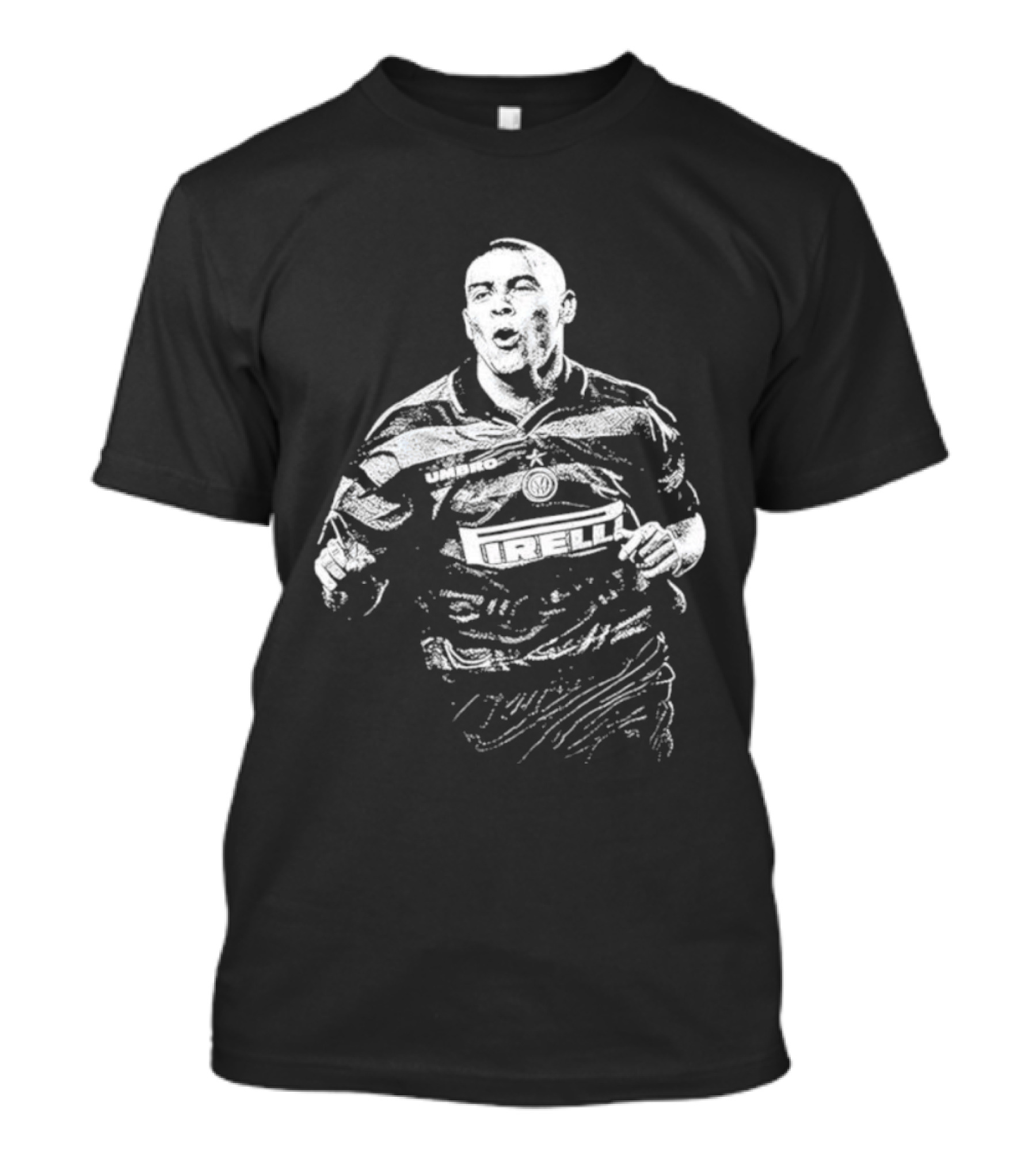 Ronaldo Inter Milan Pirelli Umbro Soccer Legend T-Shirt