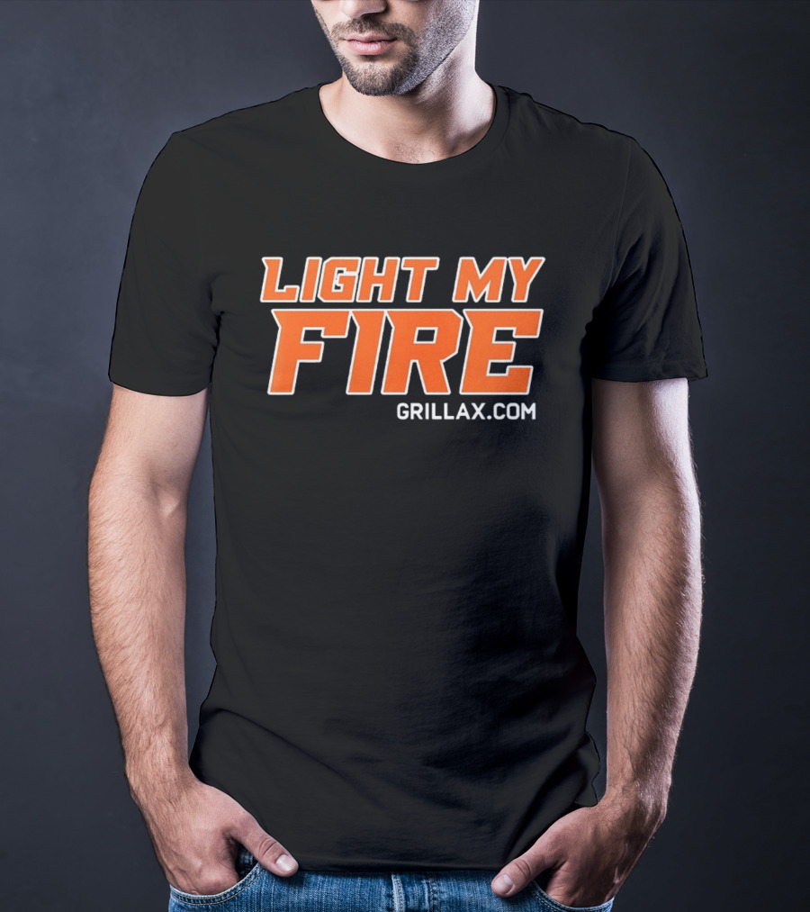 Light My Fire Grillax.com Cooking BBQ T-Shirt