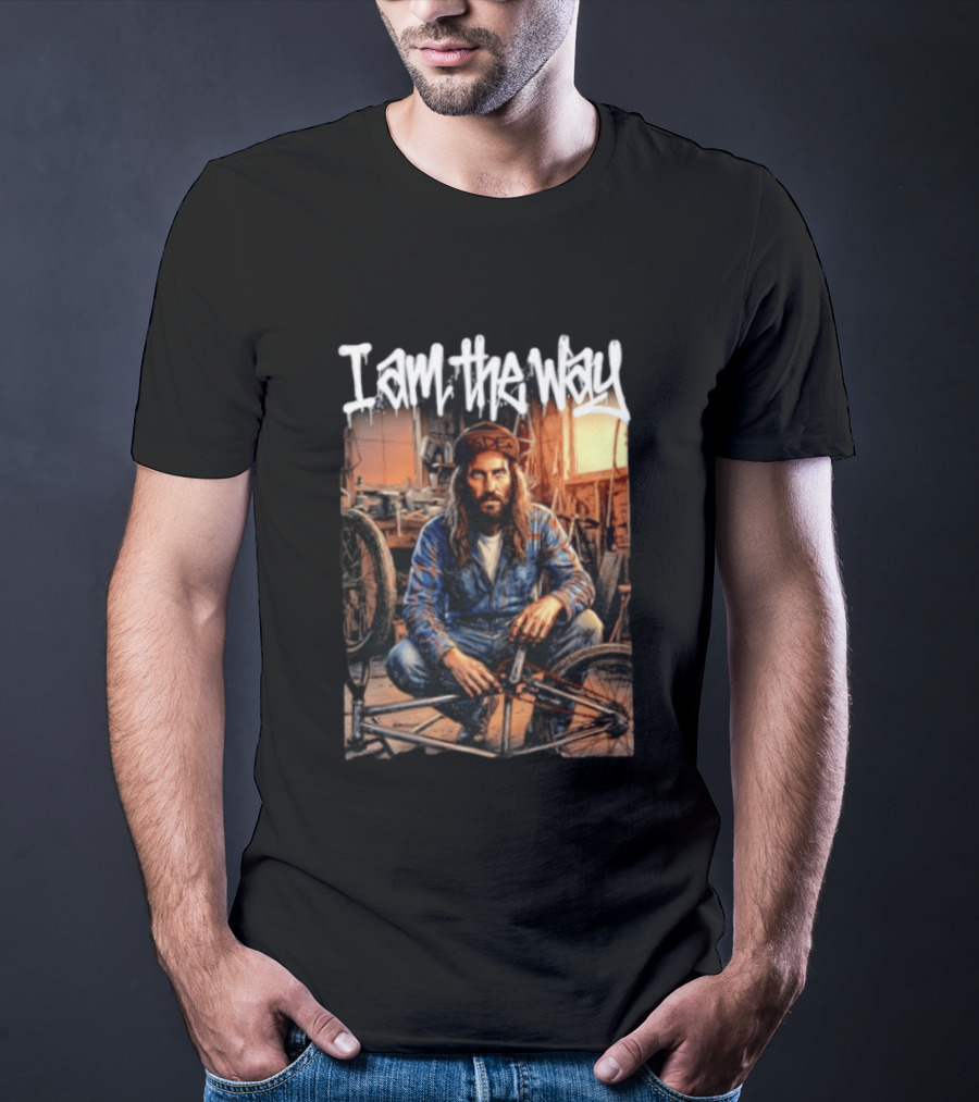 Bicycle Repairman I Am The Way Ride Mechanic Scene T-Shirt