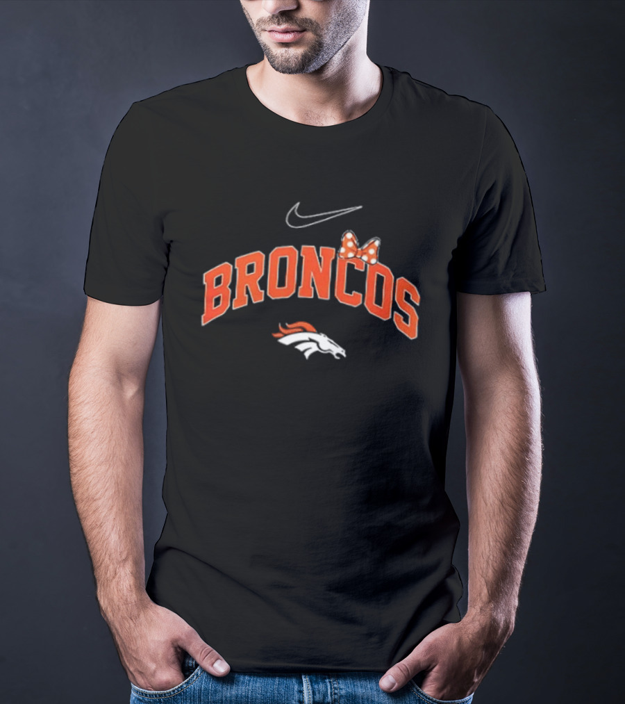 Nike Denver Broncos Boo To You Fa Boo Lous Rugby Two Sided T-Shirt