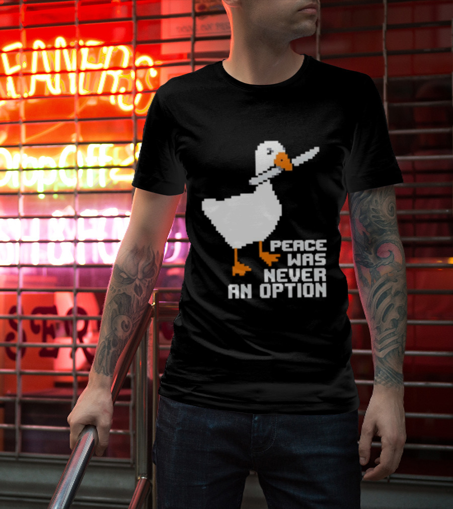 Duck Knife Peace Was Never An Option T-Shirt