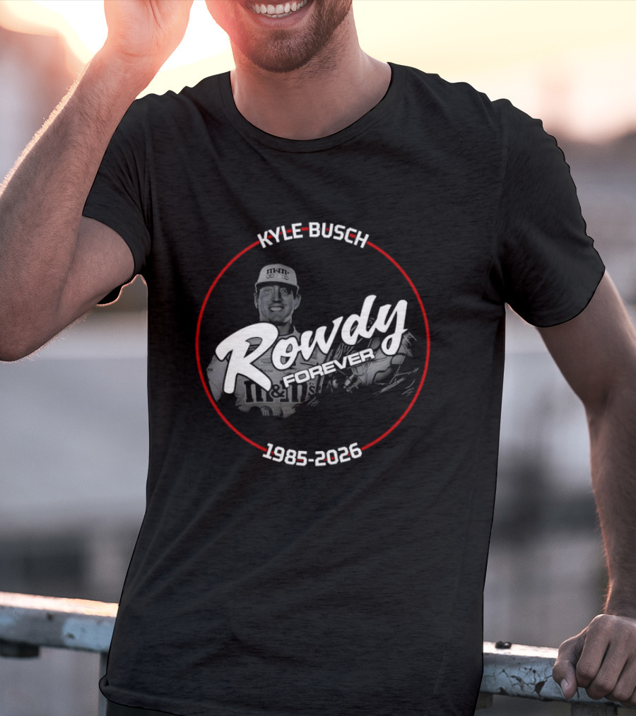 Rowdy Kyle Busch 1985 2026 M&M's Racing Legend T-Shirt
