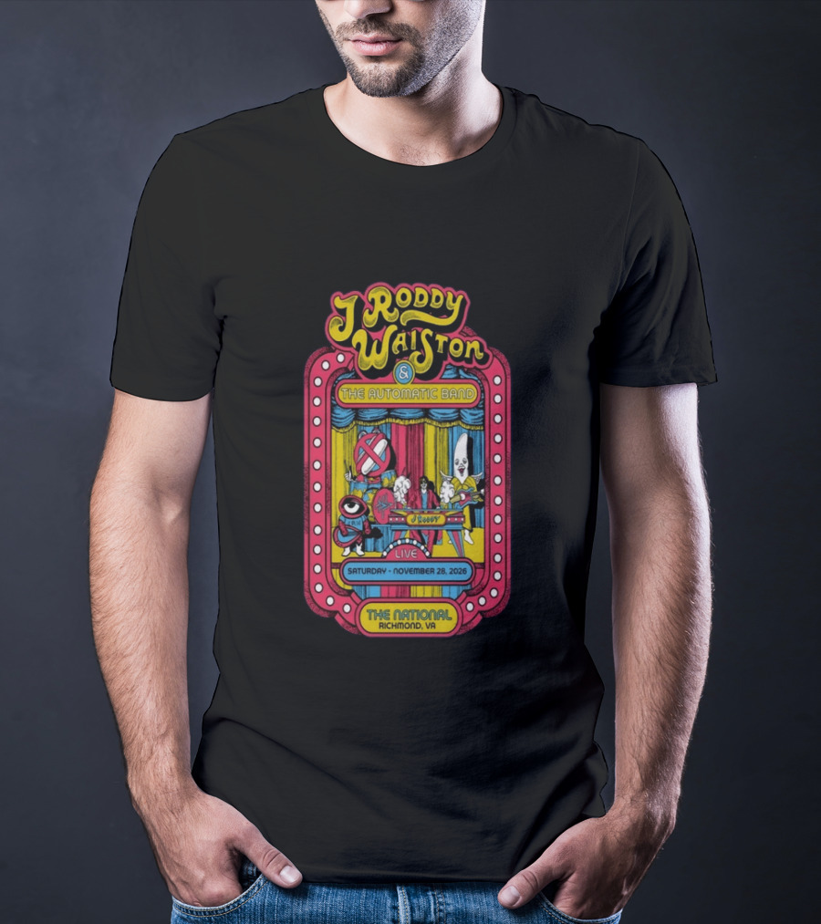 J Roddy Walston The Automatic Band Live 11 28 2026 The National Richmond VA T-Shirt
