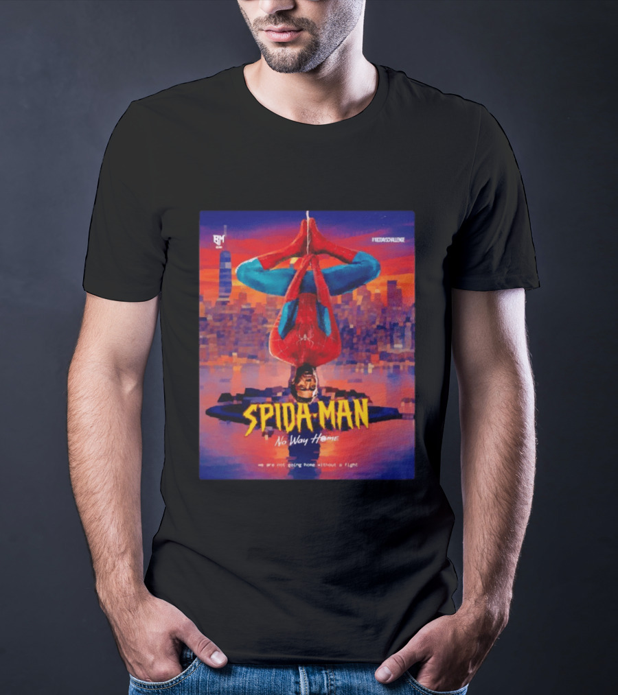 Donovan Mitchell Spida Man No Way Home Cleveland Cavaliers RM Challenge T-Shirt