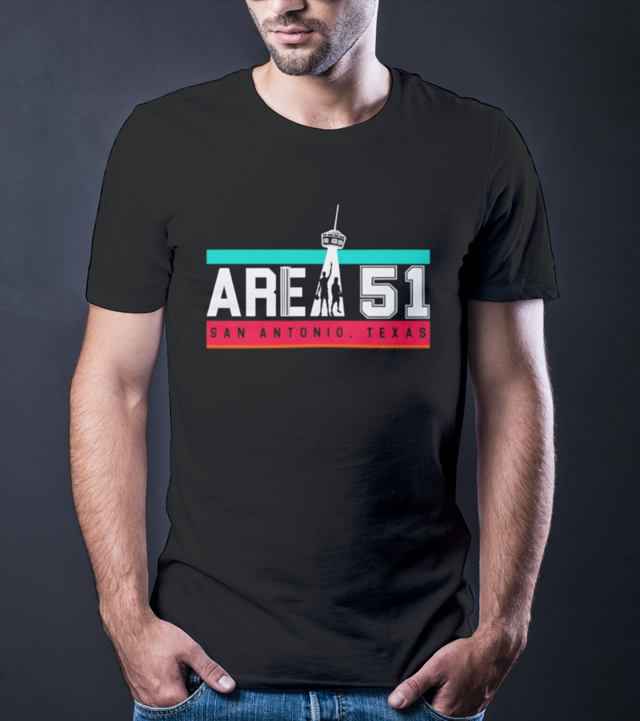 Stephon Castle Victor Wembanyama Area 51 San Antonio Texas Spurs Basketball T-Shirt