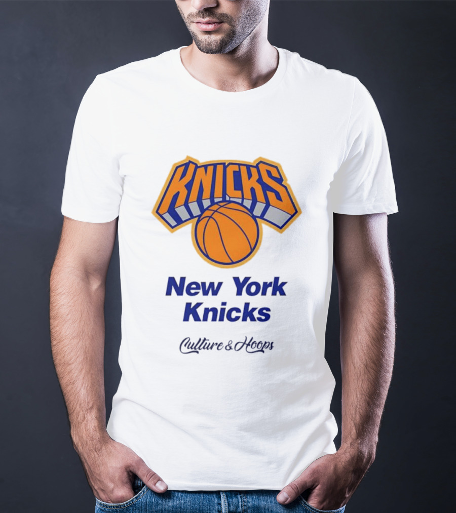 New York Knicks Culture & Hoops Basketball Team T-Shirt