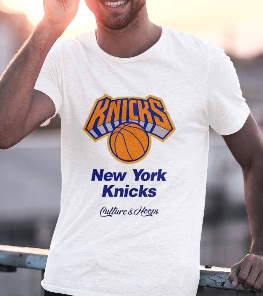 New York Knicks Culture & Hoops Basketball Team T-Shirt
