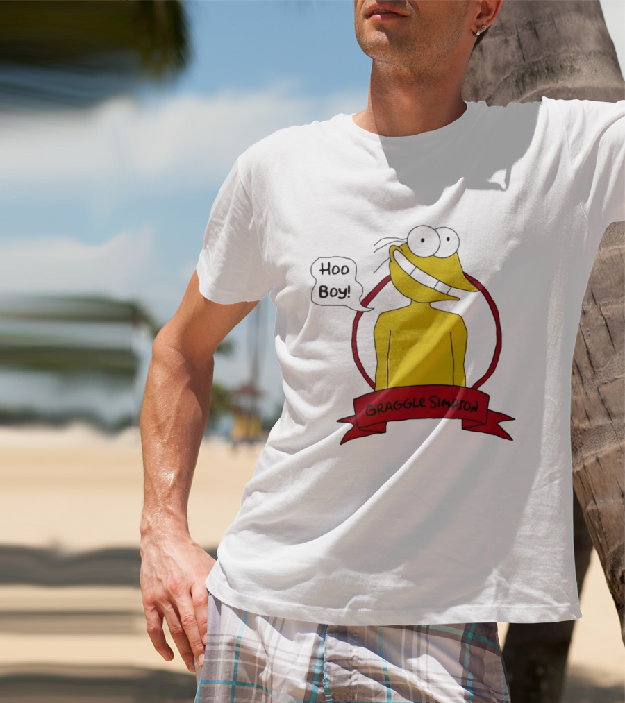 Hoo Boy Graggle Simpson Cartoon T-Shirt