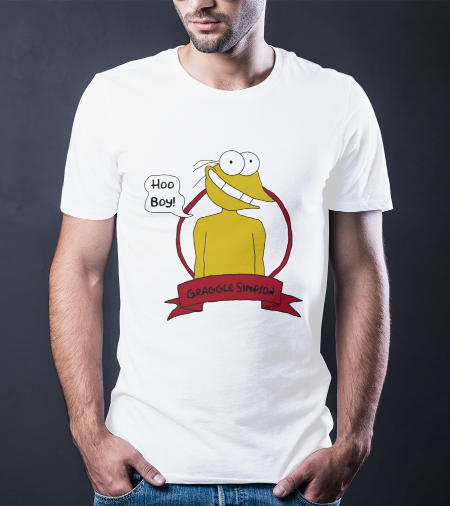 Hoo Boy Graggle Simpson Cartoon T-Shirt