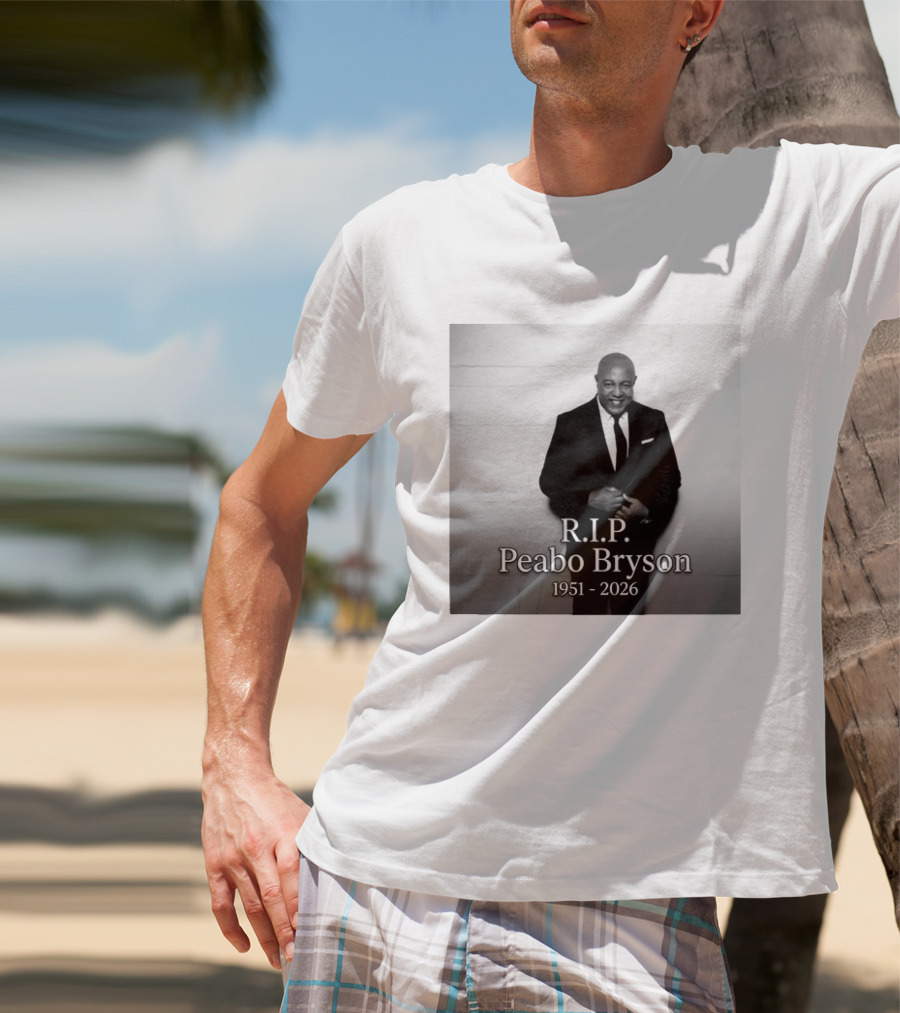 R.I.P. Peabo Bryson 1951 2026 R&B Legend Of Beauty And The Beast A Whole New World T-Shirt