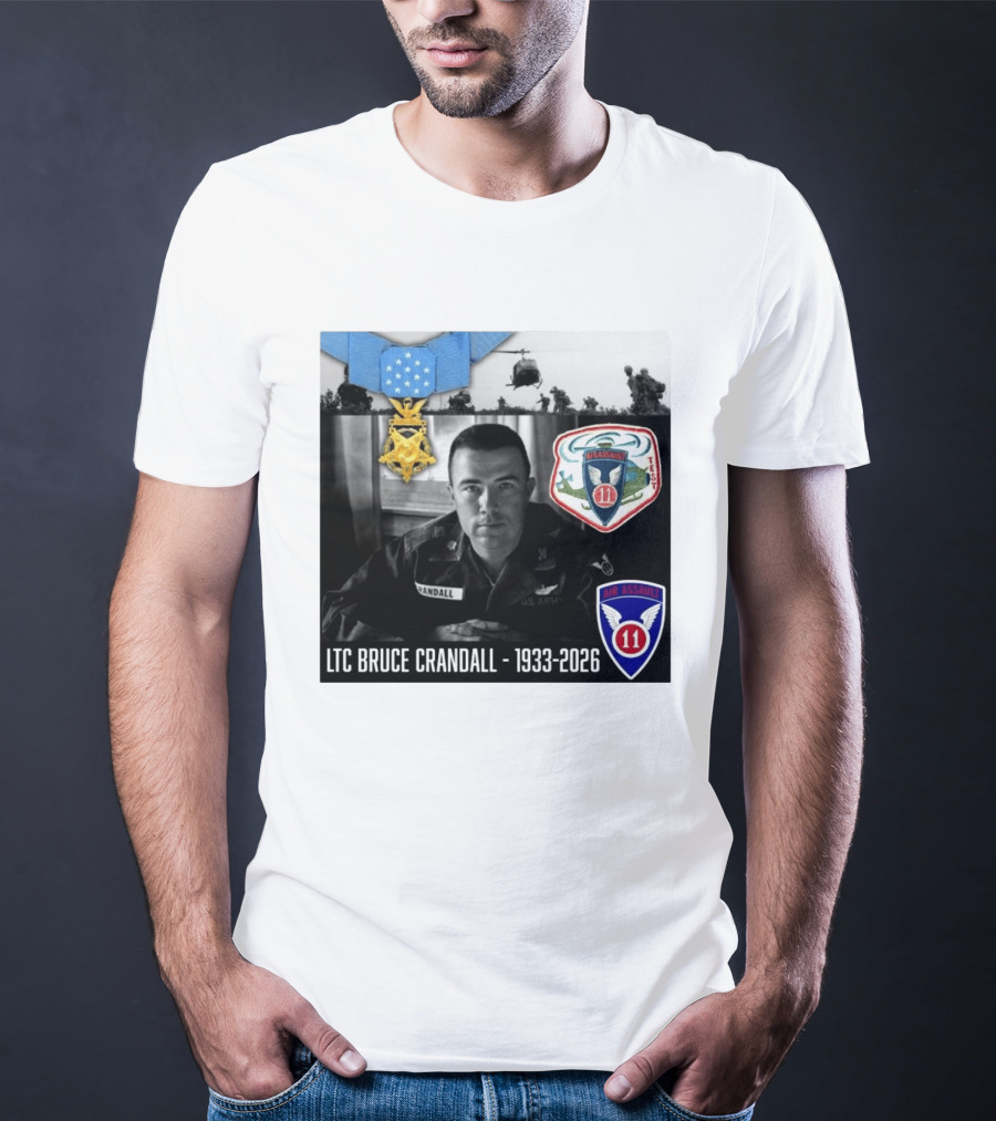 LTC Bruce Crandall Medal Of Honor Air Assault 1933 2026 T-Shirt
