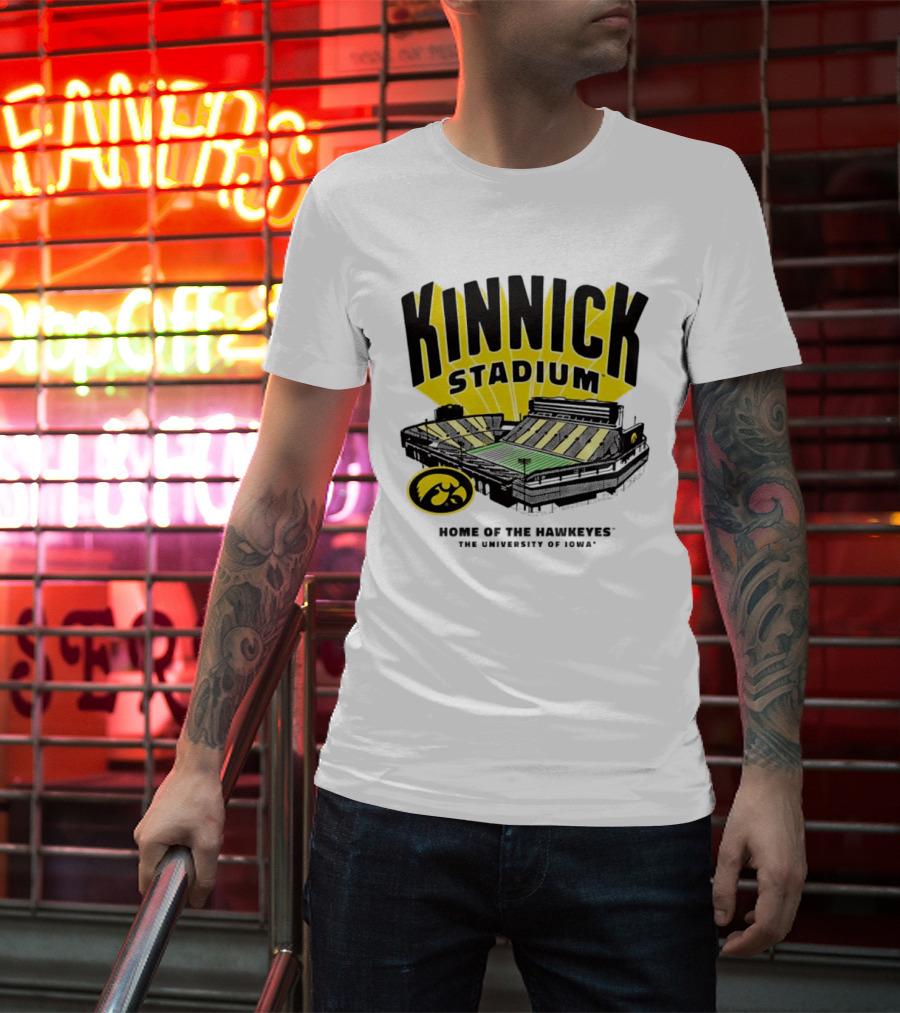 Kinnick Stadium Home Of The Hawkeyes University Of Iowa Football T-Shirt