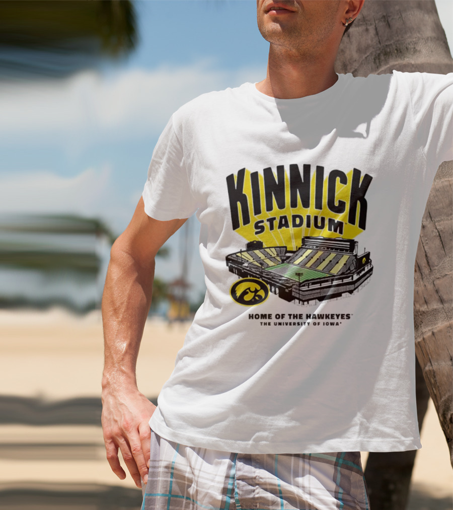Kinnick Stadium Home Of The Hawkeyes University Of Iowa Football T-Shirt