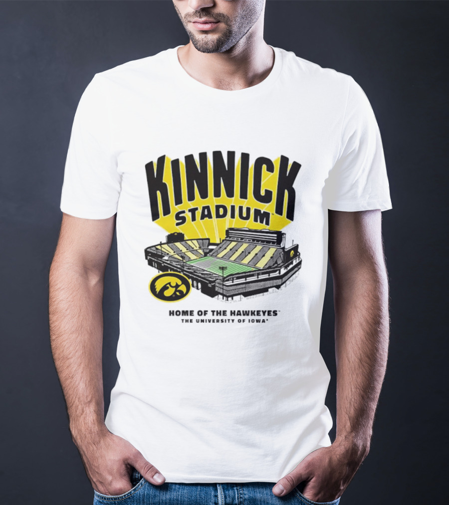 Kinnick Stadium Home Of The Hawkeyes University Of Iowa Football T-Shirt