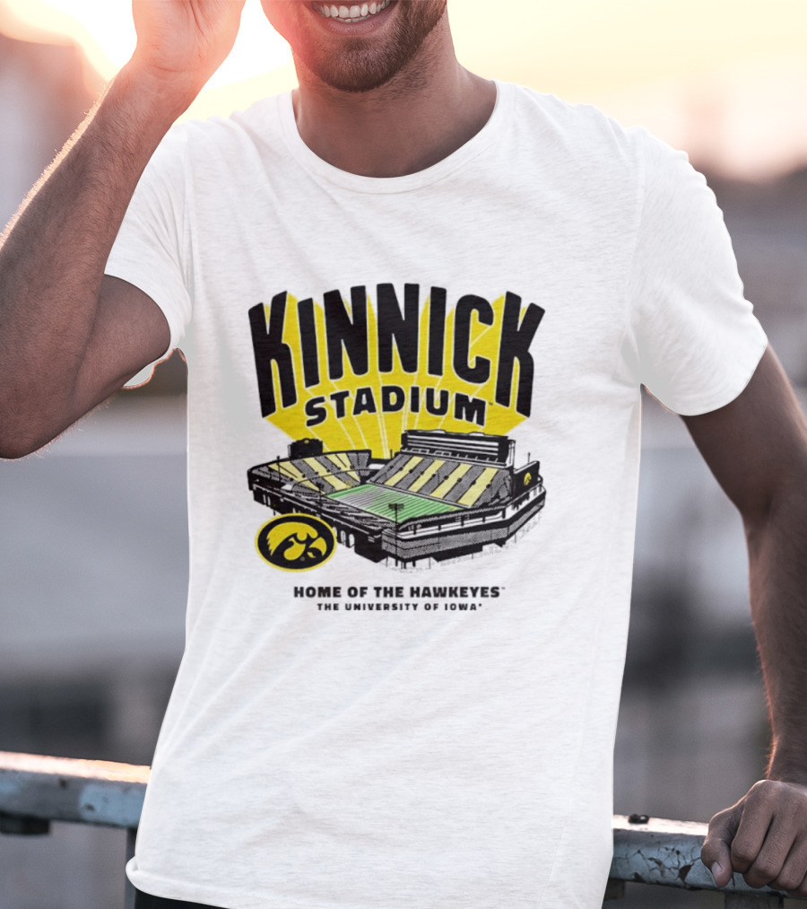 Kinnick Stadium Home Of The Hawkeyes University Of Iowa Football T-Shirt