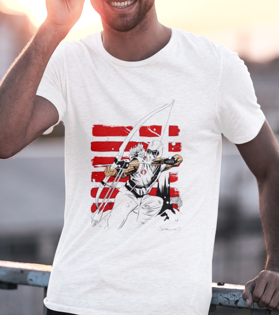 GI Joe Storm Shadow Cobra Commander Archery Ninja Master T-Shirt