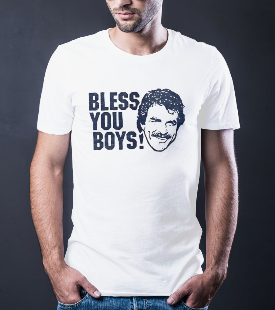 Bless You Boys Tom Selleck Detroit Tigers T-Shirt