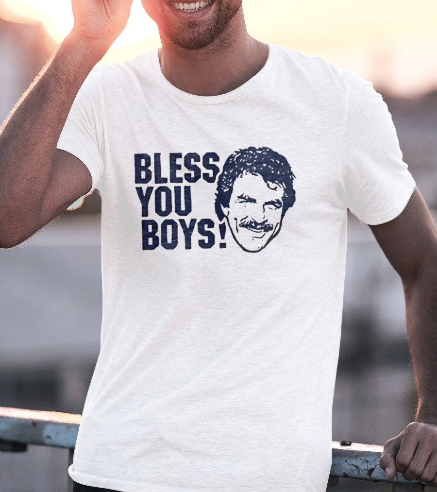 Bless You Boys Tom Selleck Detroit Tigers T-Shirt
