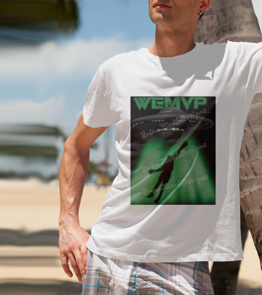 WEMVP Wemby Alien UFO San Antonio Spurs Basketball NBA 2026 T-Shirt