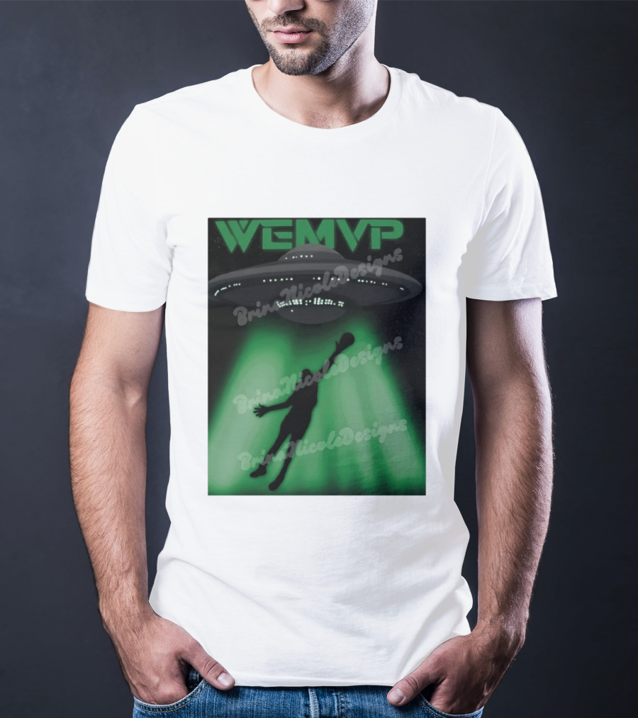 WEMVP Wemby Alien UFO San Antonio Spurs Basketball NBA 2026 T-Shirt