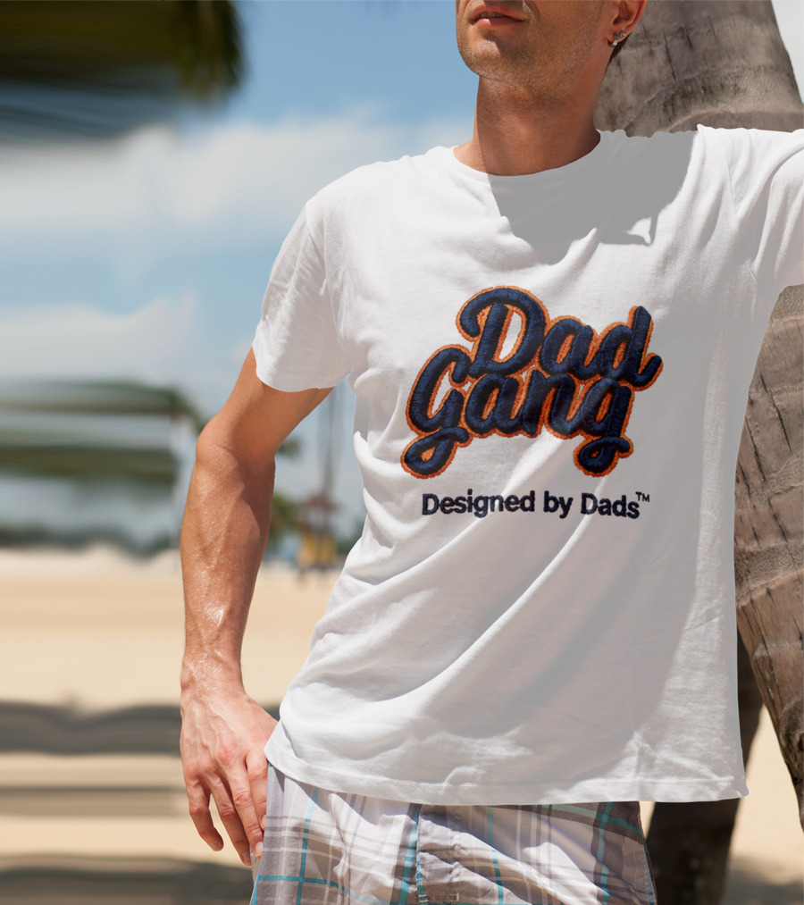 2026 Detroit Tigers Dad Gang Hat Giveaway Dad Gang Designed By Dads T-Shirt