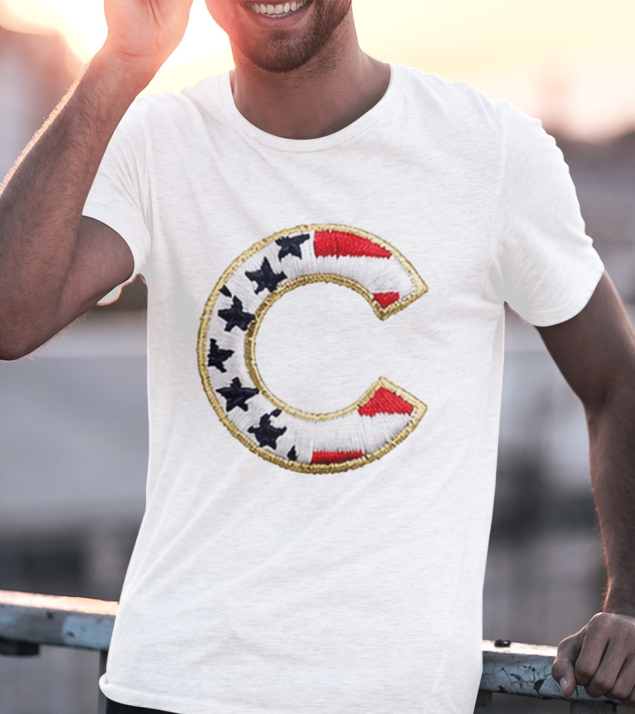 Chicago Cubs America 250th Anniversary Stars And Stripes T-Shirt