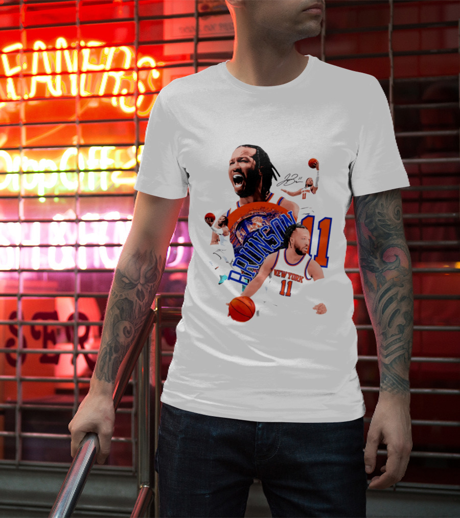 Jalen Brunson New York Knicks 11 Basketball Star T-Shirt