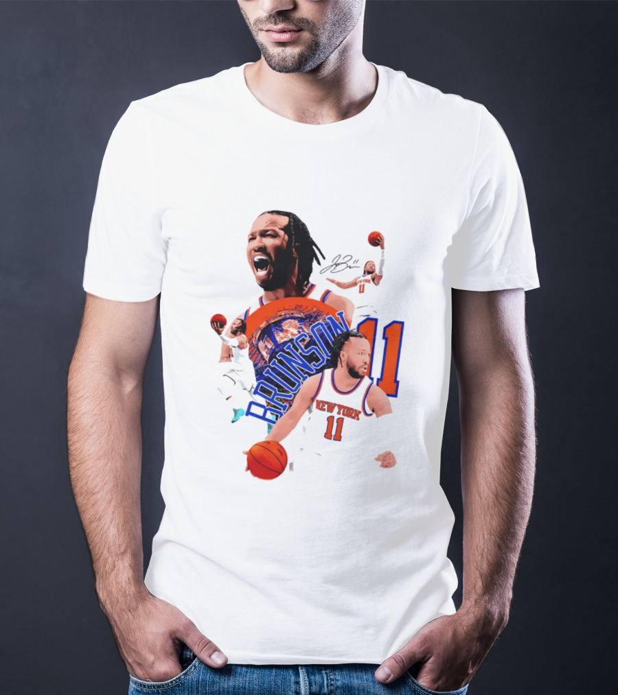 Jalen Brunson New York Knicks 11 Basketball Star T-Shirt