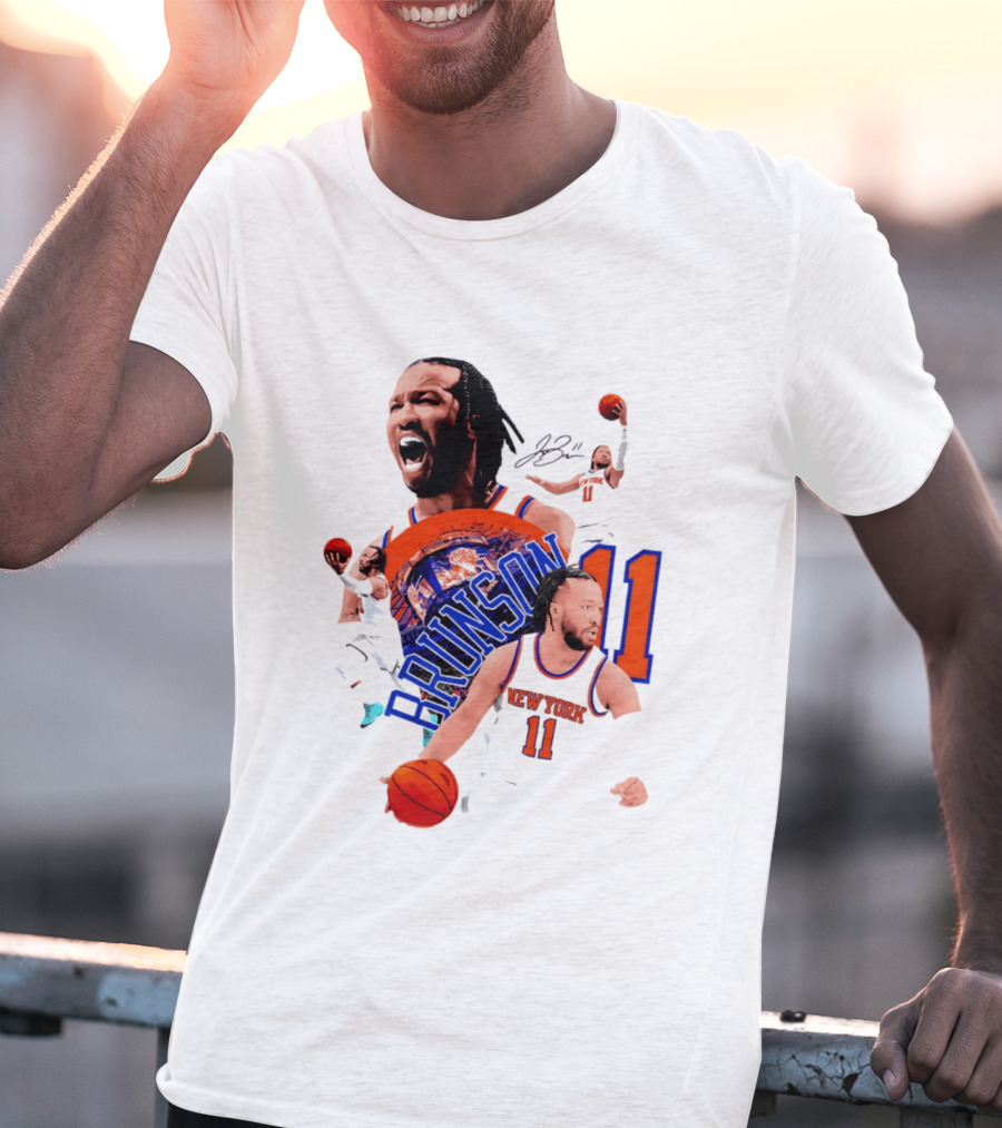 Jalen Brunson New York Knicks 11 Basketball Star T-Shirt