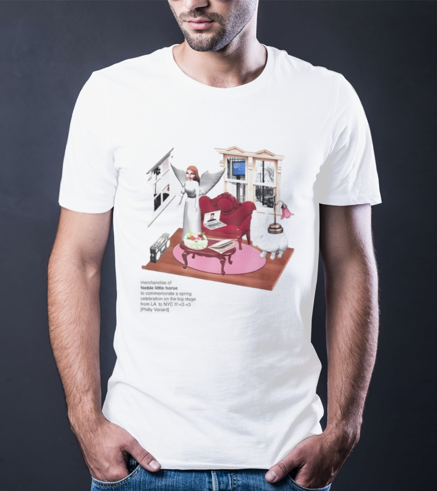 Feeble Little Horse Merchandise Spring Celebration Big Stage Collage T-Shirt