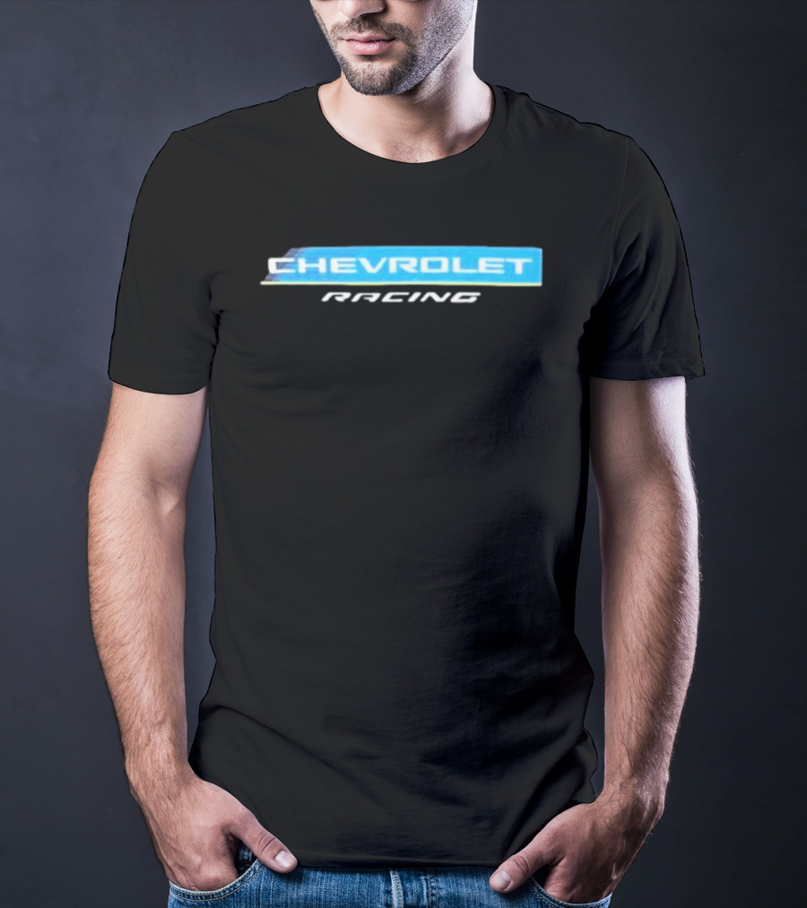 Chevrolet Racing Blue And White T-Shirt