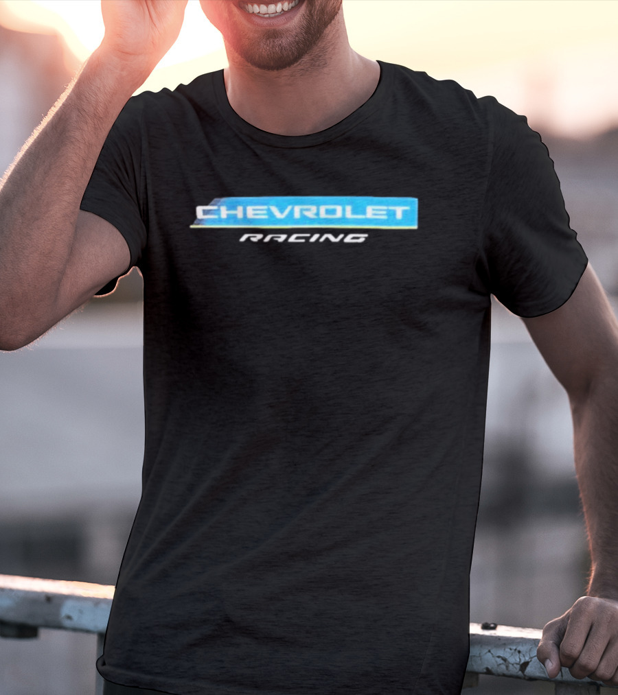 Chevrolet Racing Blue And White T-Shirt